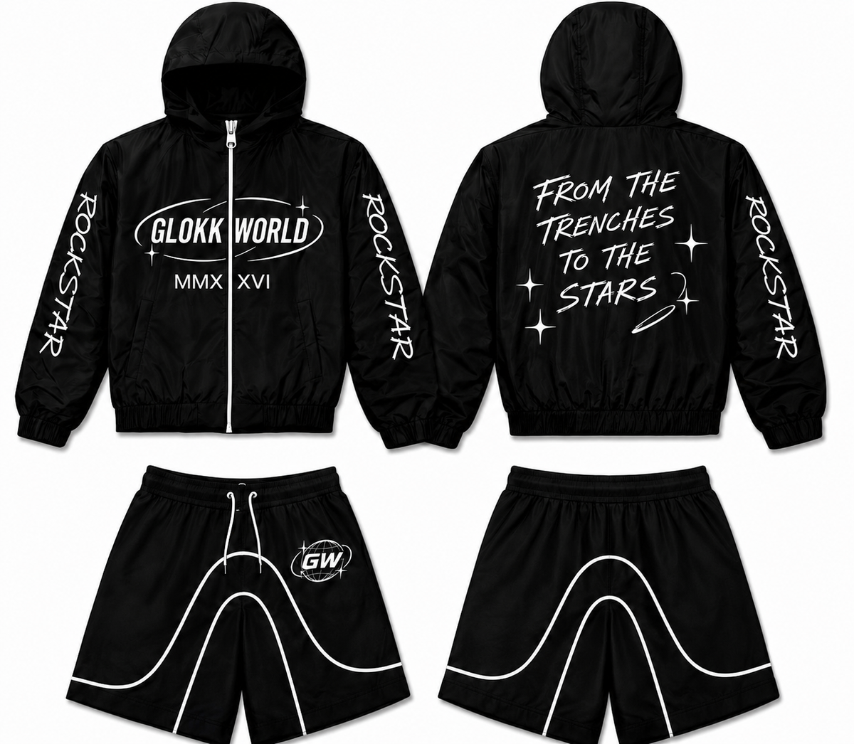 GW Windbreaker Short Set