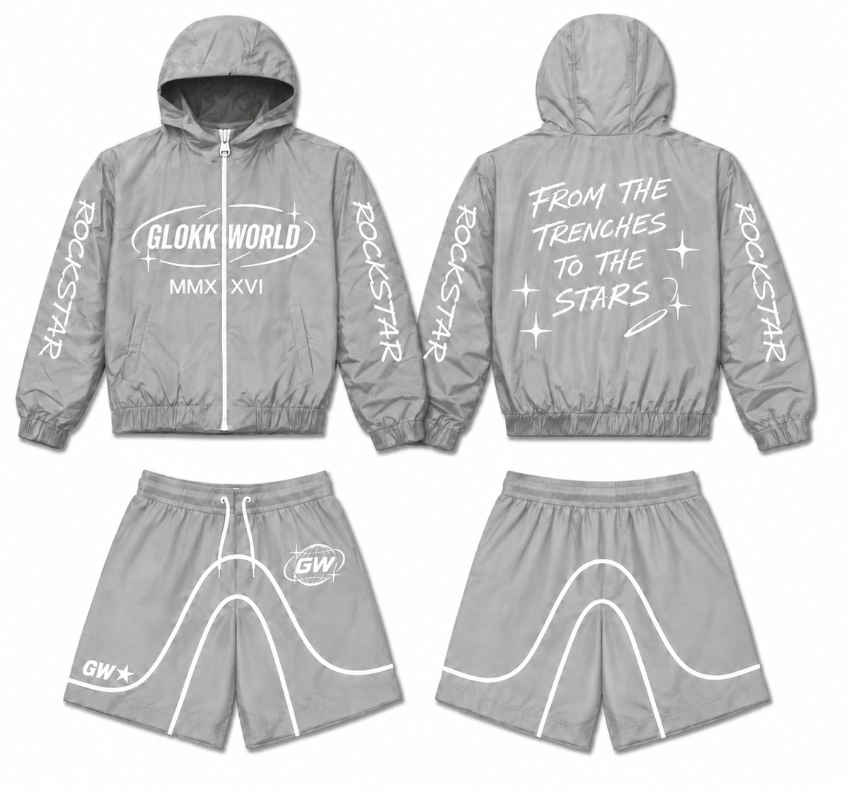 GW Windbreaker Short Set