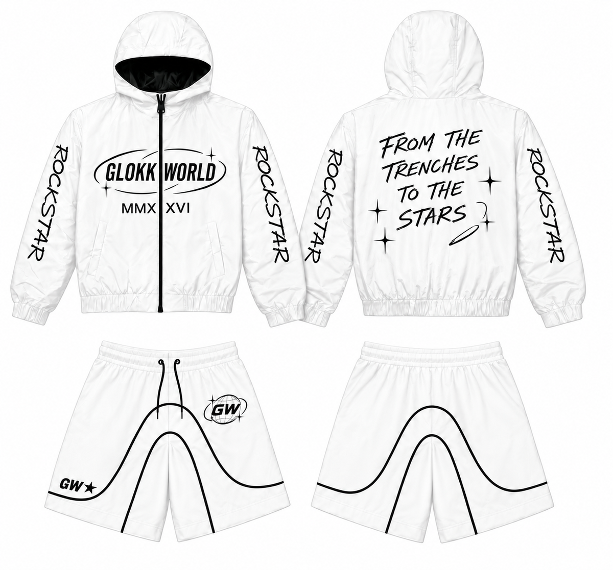 GW Windbreaker Short Set